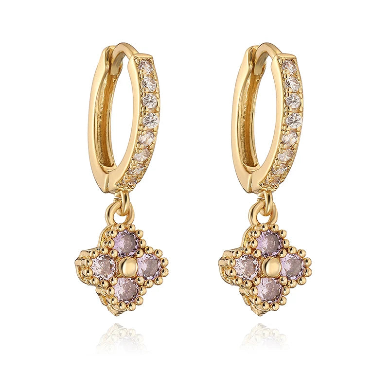 Ohrschmuck "PurpleClover"