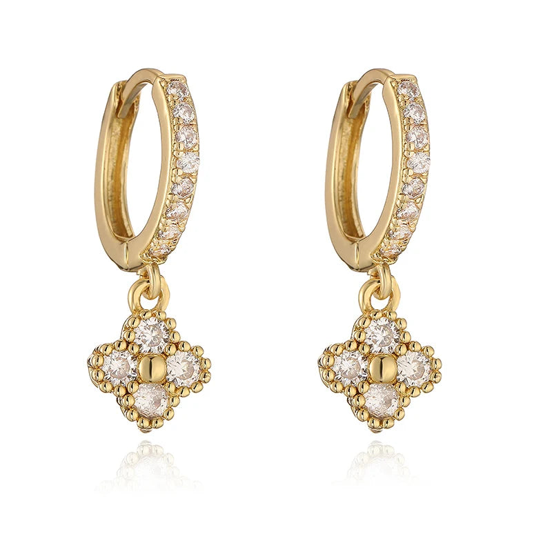 Ohrschmuck "GoldClover"
