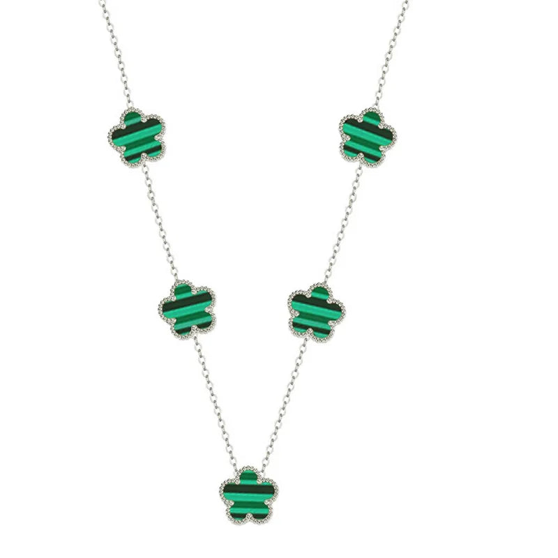 Halskette "GreenClover"