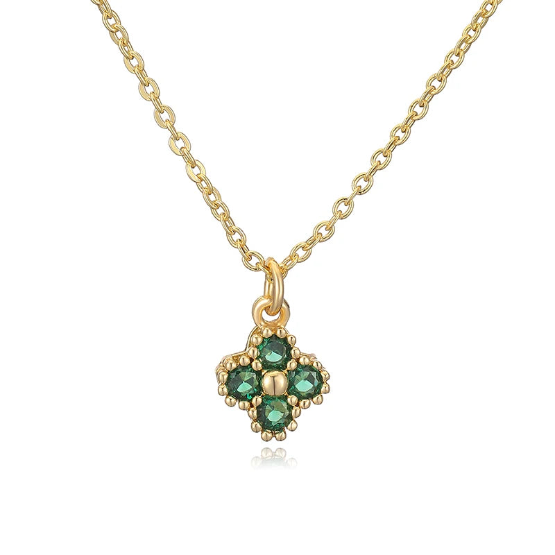 Halskette "GreenCrystal"