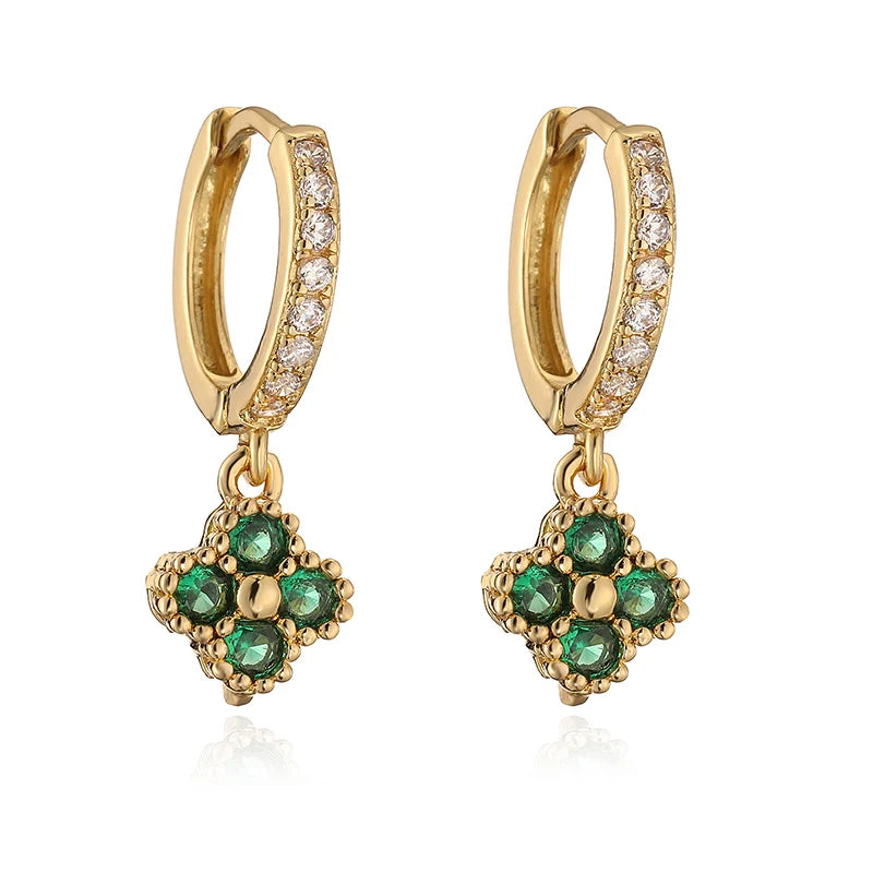Ohrschmuck "GreenClover"
