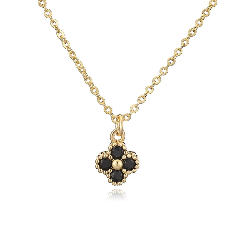 Halskette "BlackCrystal"