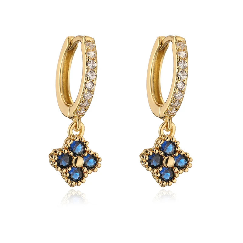 Ohrschmuck "BlueClover"
